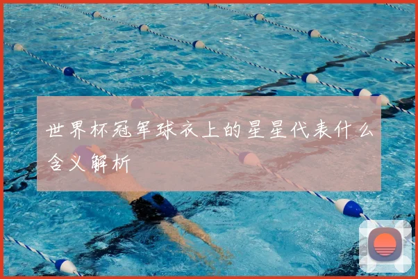 世界杯冠军球衣上的星星代表什么含义解析